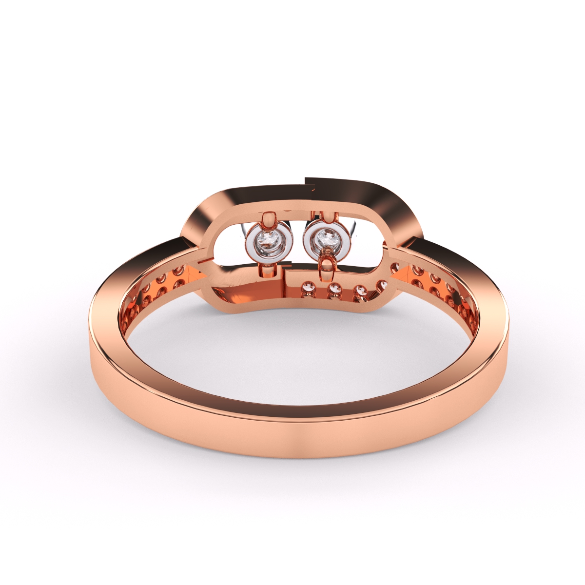 Lavish Lab Grown Diamond Channel Set Band Ring